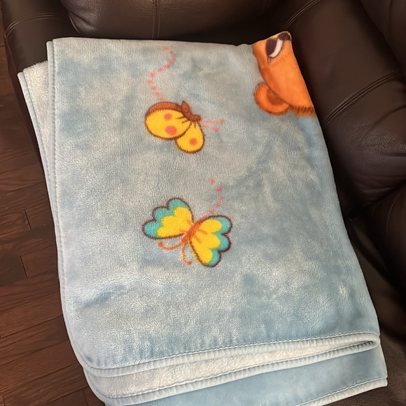 Vintage Rare Honey Bear Plush Blanket - Picture 14 of 16